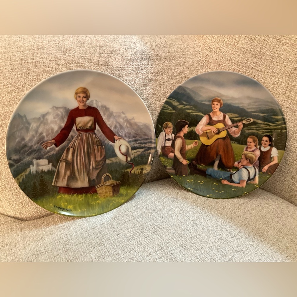 “The Sound of Music” Collectors Plate Series, Vintage 1986, Knowles china